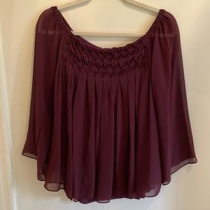 Dark purple top from Bailey 44